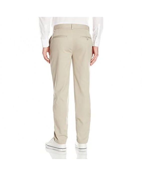 IZOD Young Men's Modern Fit Flat Front Twill Pant