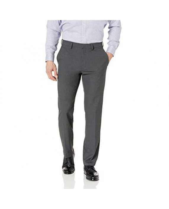 J.M. Haggar Men's 4-Way Stretch Solid Gab Straight Slim Fit Suit Separate Pant