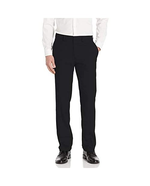 J.M. Haggar Men's Sharkskin Premium Straight-Fit Stretch Suit Separate Pant