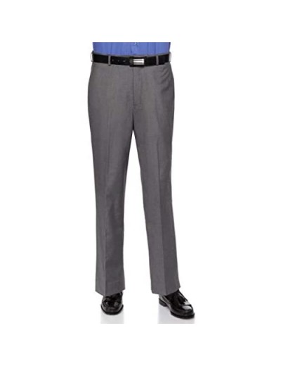RGM Mens Slim fit Dress Pants Flat-Front - Modern Formal Business Wrinkle Free No Iron