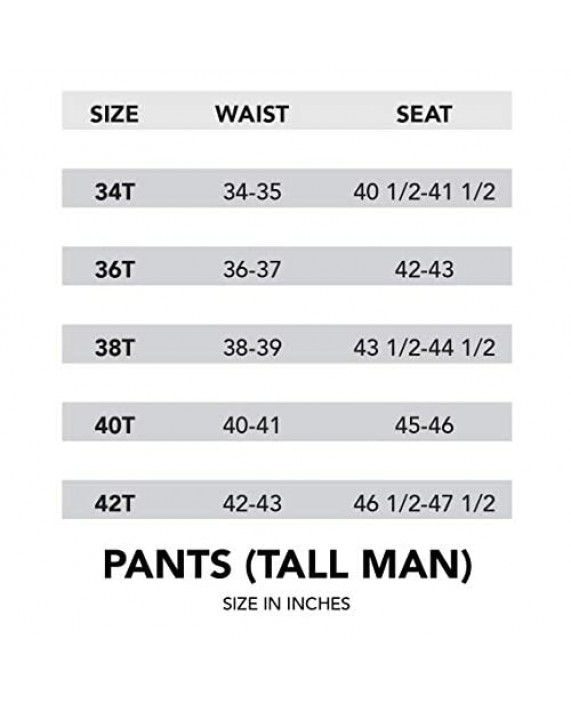 Van Heusen Men's Big and Tall Traveler Stretch Pleated Dress Pant Black 34W x 38L