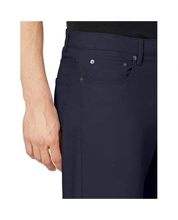 Essentials Men's Big & Tall Straight-Fit 5-Pocket Stretch Twill Pant fit by DXL