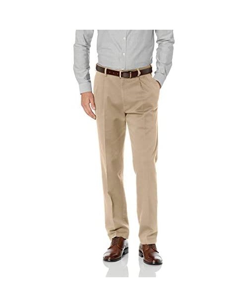 Haggar Men's Work to Weekend Pro Classic Fit Pleat Front Pant