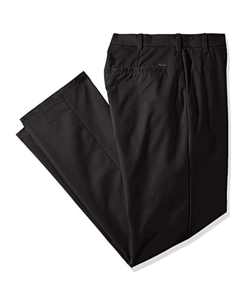 IZOD Men's Big & Tall Advantage Performance Flat Front Straight Fit Chino Pant