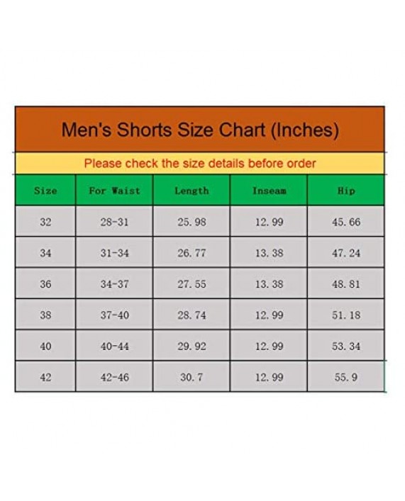 Men's Cotton Full Elastic Waist Cargo Performance Baseline Shorts