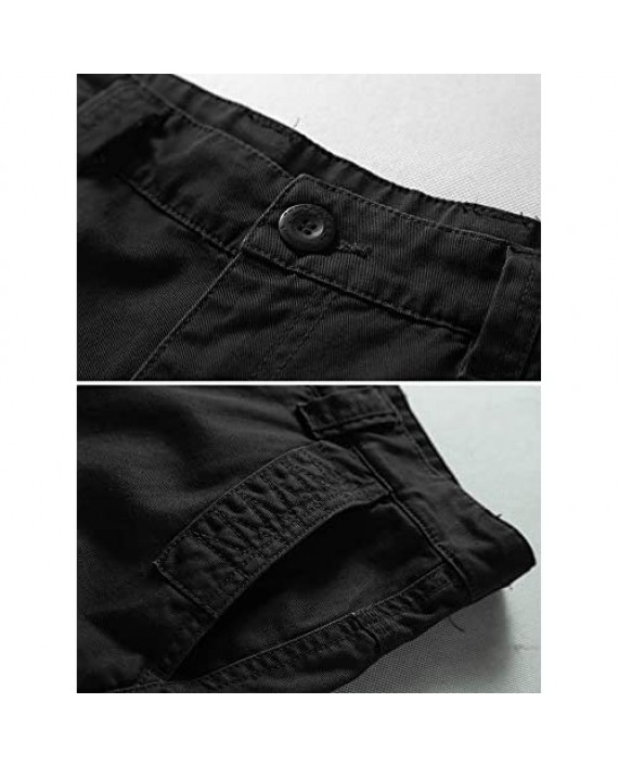 SIGAWN Cargo Pants for Men with Pockets Outdoor Relaxed Casual Military Pants Men’s Tactical Combat Pants