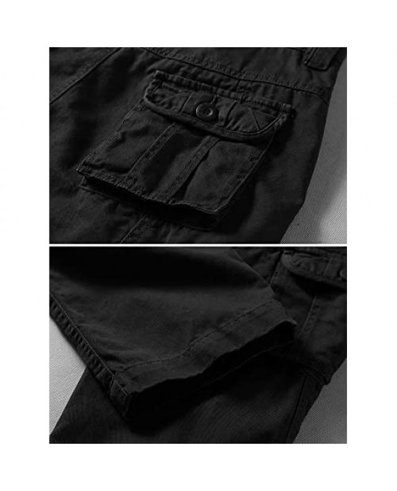 SIGAWN Cargo Pants for Men with Pockets Outdoor Relaxed Casual Military Pants Men’s Tactical Combat Pants