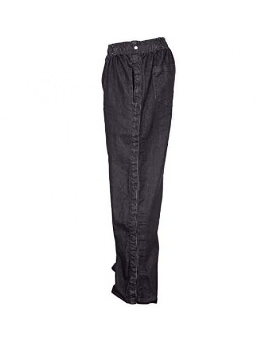 Funny Guy Mugs Tearaway Jeans Premium Breakaway Pants - Elastic Waist Faux Denim Pants