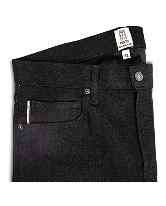 HIROSHI KATO Slim Tapered fit Jeans The Scissors 10.5 oz 4-Way Stretch Japanese Selvedge Denim