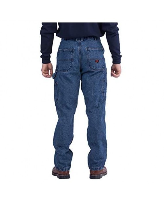 TICOMELA FR Pants for Men Flame Resistant Carpenter 100% Cotton Pre-Washed Fire Retardant Dungaree