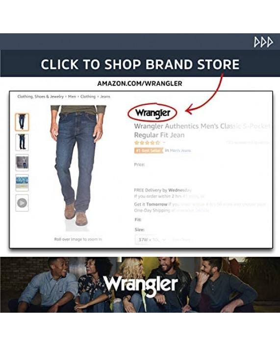 Wrangler Authentics Men's Classic Flex Jean