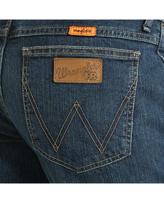 Wrangler Riggs Workwear Men's FR Flame Resistant Retro Advanced Comfort Slim Fit Boot Cut Jean