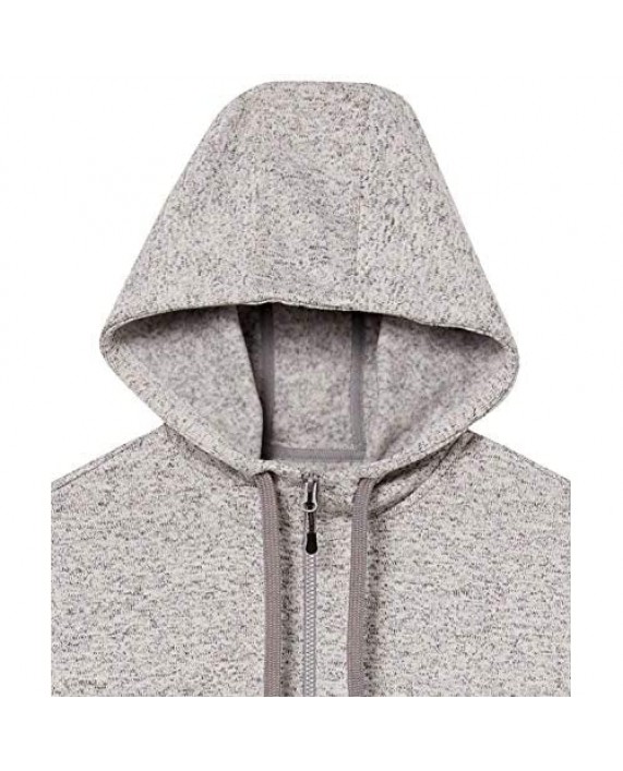 brand - Goodthreads Men's Sweater-Knit Fleece Long-Sleeve Half-Zip Hoodie