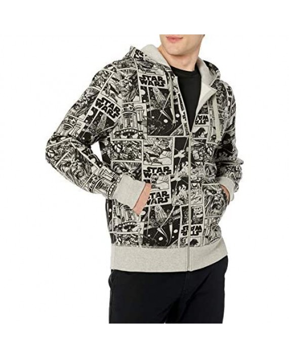 Essentials Men's Disney Star Wars Marvel Fleece Full-Zip Hoodie Sweatshirts