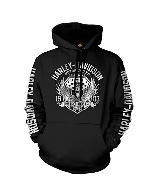 Harley-Davidson Military - Men's Graphic Pullover Hooded Sweatshirt - Military Collage | Epic
