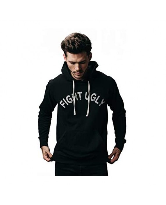 KEEPIT Handsome ‘Fight Ugly’ Long Sleeve Hoodie Sweatshirt