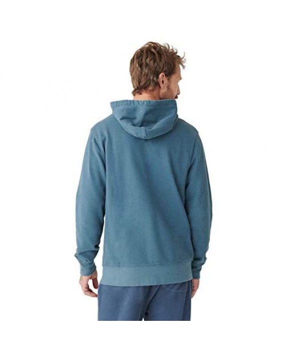Lucky Brand Men's Sueded Terry Zip Front Hoodie Sweatshirt