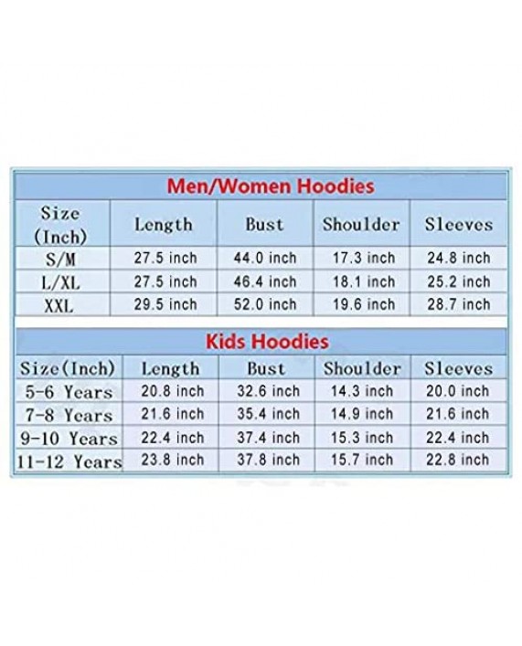 Sportides Unisex Men Women Boy Girl Realistic 3D Digital Print Pullover Hoodie Hooded Fleece Sweatshirt LBH012