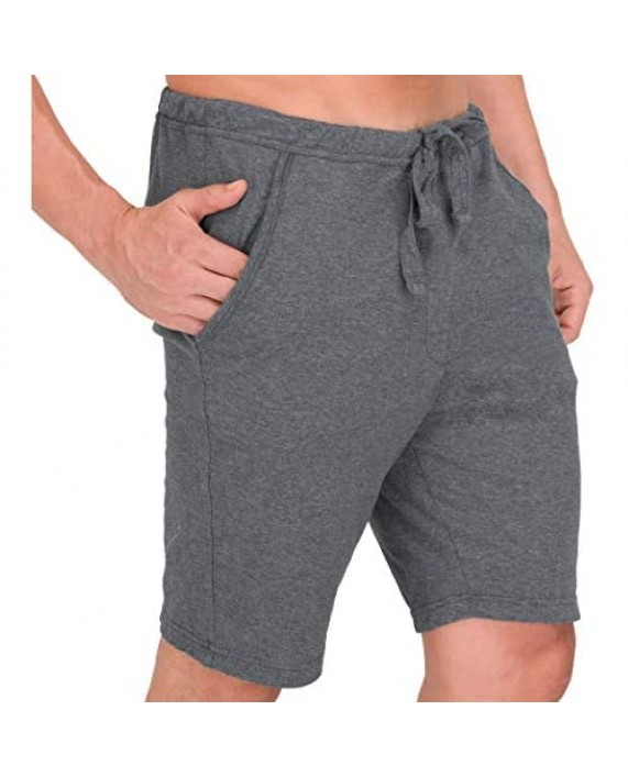 Cottonique Men's Hypoallergenic Lounge Short Made from 100% Organic Cotton …
