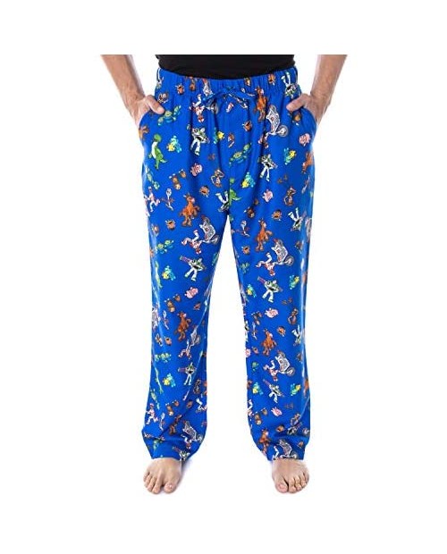 Disney Men's Toys Story Character Print Adult Sleep Lounge Pajama Pants