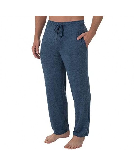 Fruit of the Loom Men’s Sleepwear | Moisture Wicking Pajama Knit Pant| 91% Polyester / 9% Spandex |