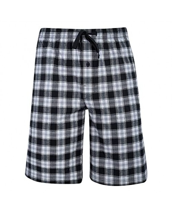 Hanes Men’s & Big Men’s Woven Stretch Pajama Shorts – 2 Pack