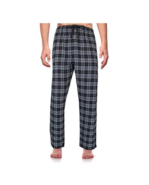 RK Classical Sleepwear Men’s 100% Cotton Flannel Pajama Pants 