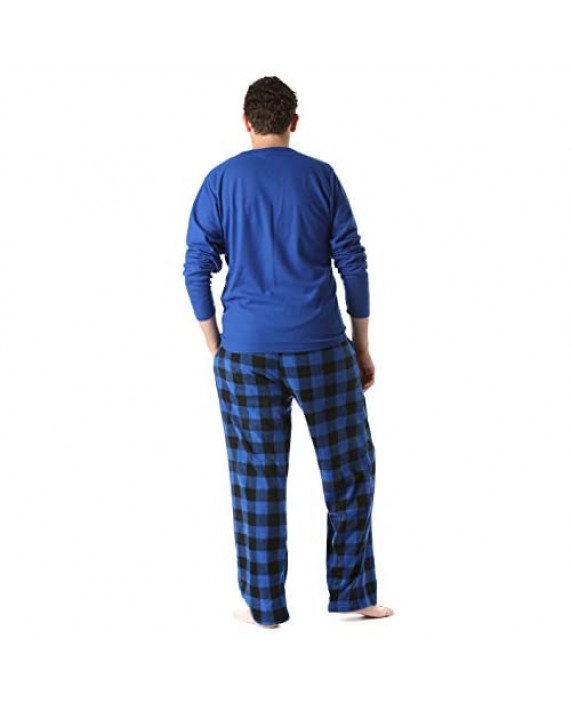 #followme Polar Fleece Pajama Pants Set for Men Sleepwear PJs
