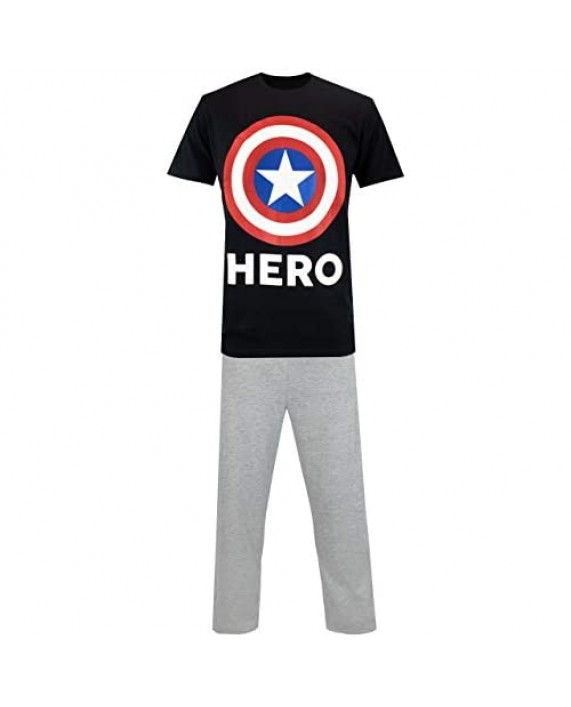 Marvel Mens Captain America Pajamas