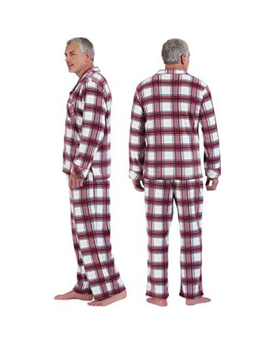 PajamaGram Pajamas Set for Men - Fleece Men Christmas Pajamas