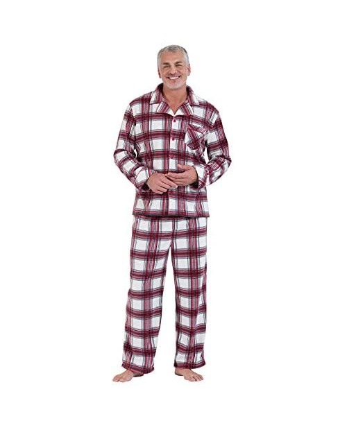 PajamaGram Pajamas Set for Men - Fleece Men Christmas Pajamas