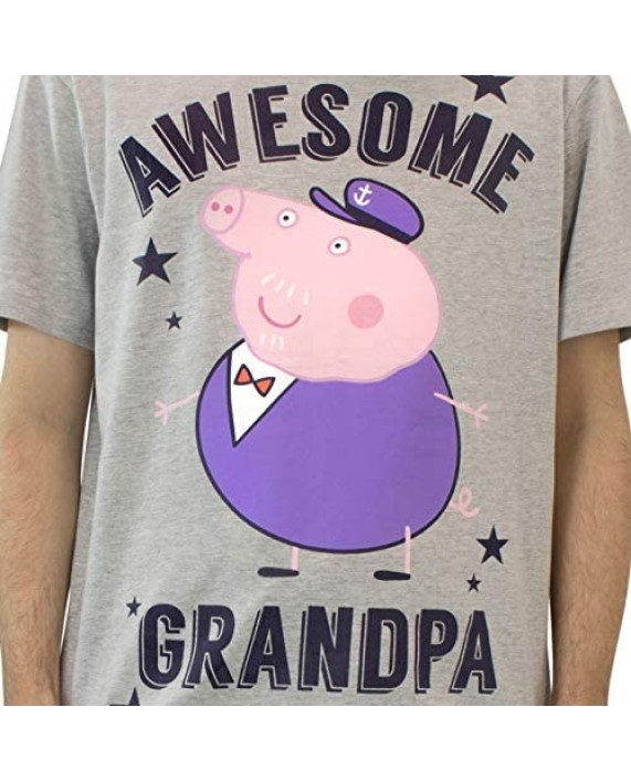 Peppa Pig Mens Grandpa Pig Pajamas