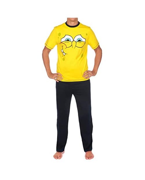 SpongeBob SquarePants Mens Sponge Bob Pajamas