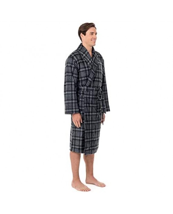 Chaps mens Micro-poly Sueded Fleece Robe