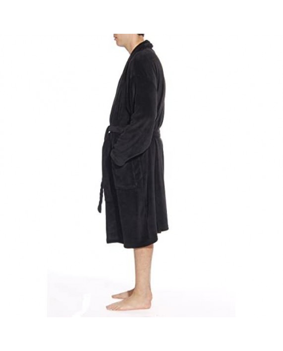 #followme Ultra Soft Plush Robe for Men with Shawl Collar
