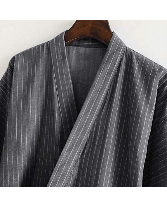 Kimono Robe for Both Men and Women Bathrobe Sleepwear Nightgown Unisex