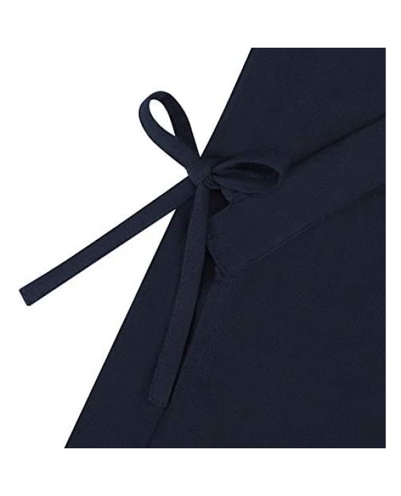 Men's Loose Kimono Robe Cotton Sleepwear Yukata Long Sleeve Bathrobe Nightgown