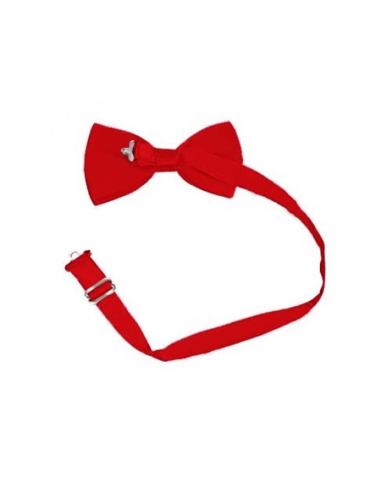 Suspenders For Men Women Adjustable Suspends Bow Tie Set Solid Color Y Shape