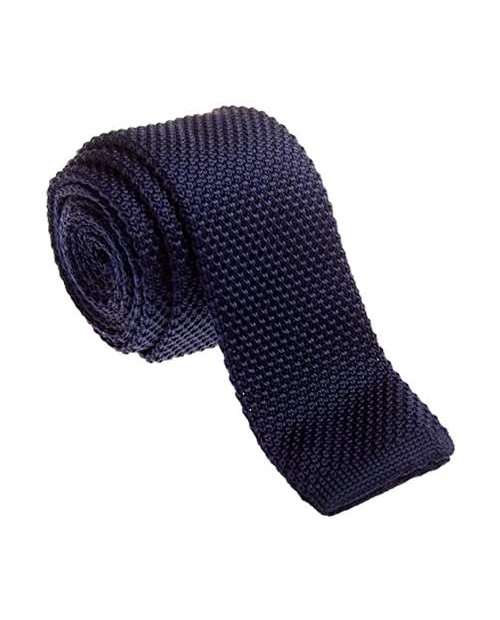 AINOW Smart Casual Vintage Mens Skinny Knit Tie Necktie