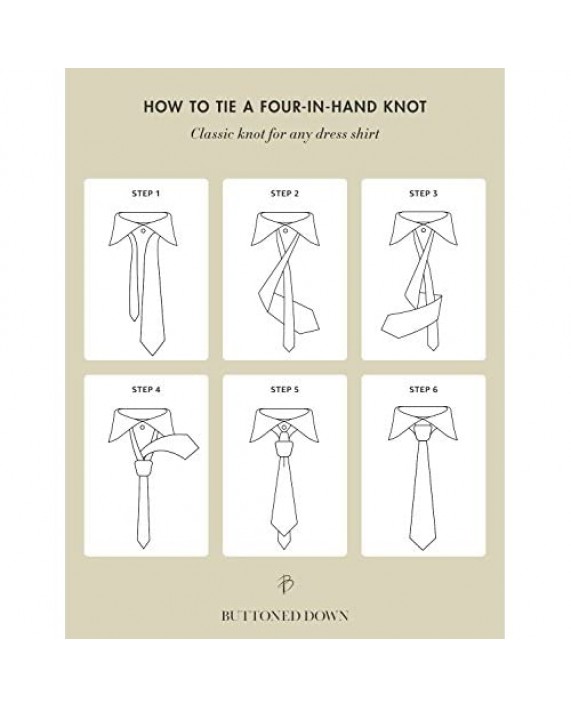 Brand - Buttoned Down Men's Classic Silk 3 Necktie