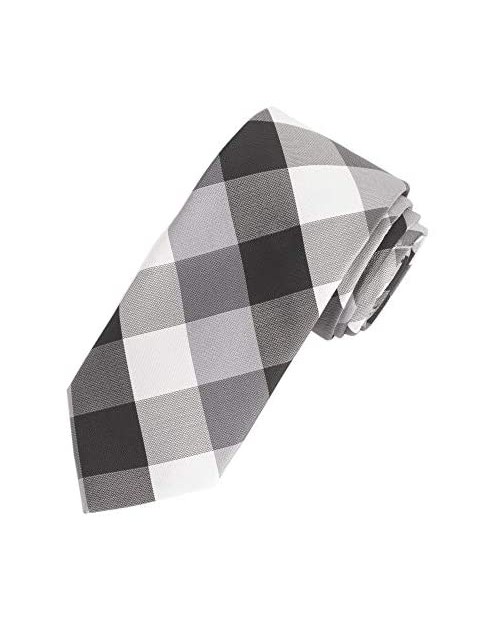 Essentials Men's Classic Plaid Necktie