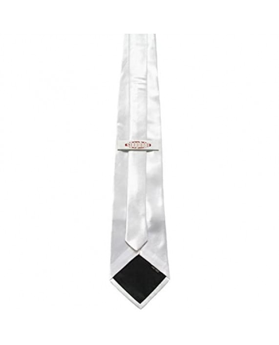 Soophen Mens Necktie 3.75 Tie Solid Color Ties