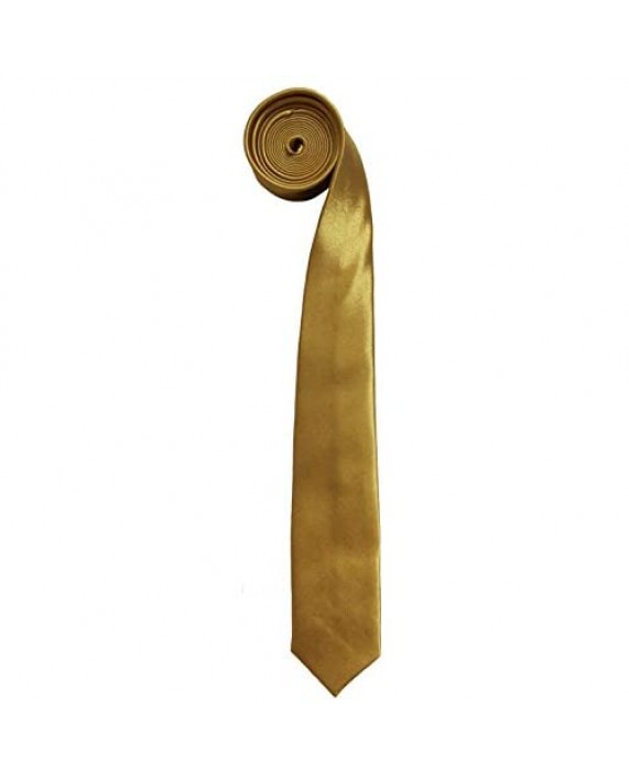 Soophen Mens Solid Color 2 Skinny Tie