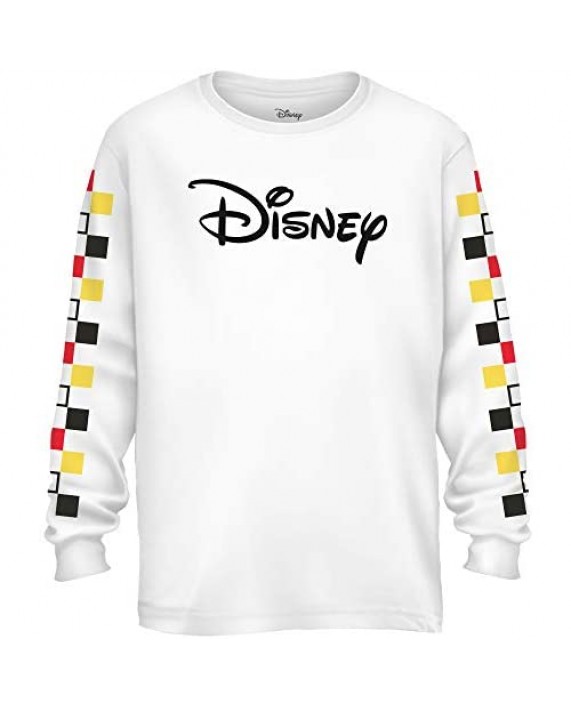 Disney Disneyland World Logo Long Sleeve Men's Graphic T-Shirt