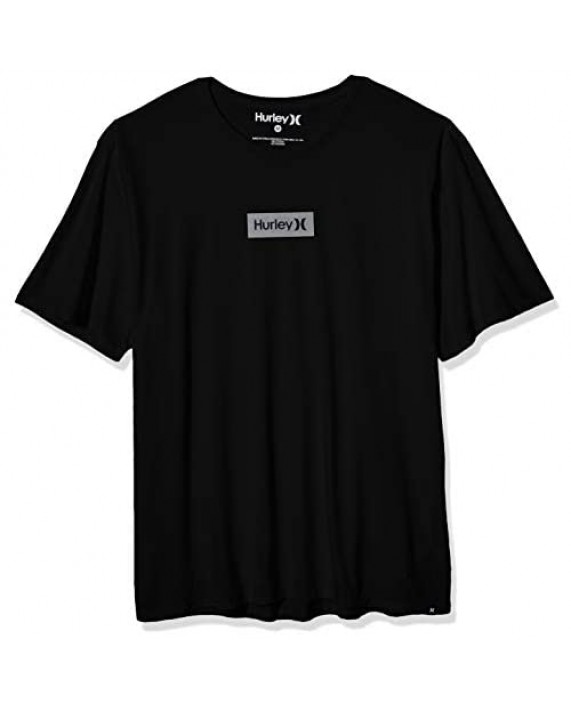Hurley Men's Dri-fit Box Logo Short Sleeve Tshirt