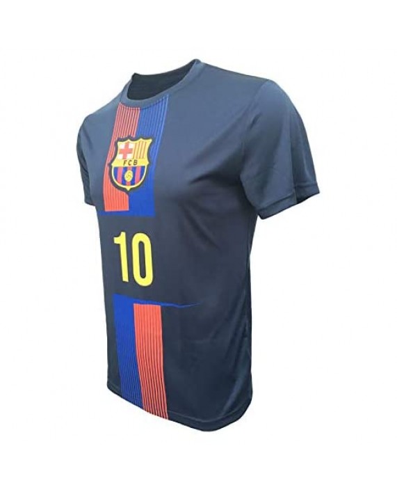 Official FC Barcelona Men's Messi 10 Crew Neck Short Sleeve Tee