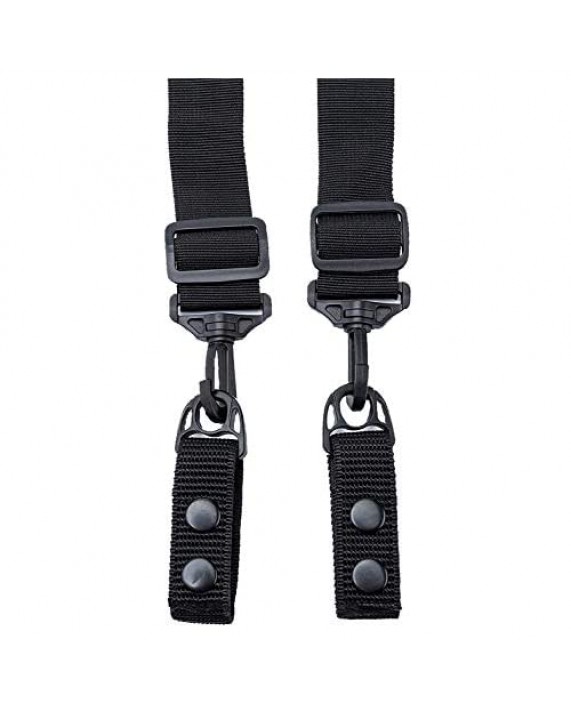 AISENIN Nylon Duty Belt Suspenders Law Enforcement Police Suspenders for Duty Belt