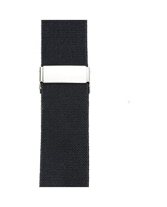 JIERKU Mens Suspenders with Swivel Hooks on Belt Loops Heavy Duty Big and Tall Adjustable Braces