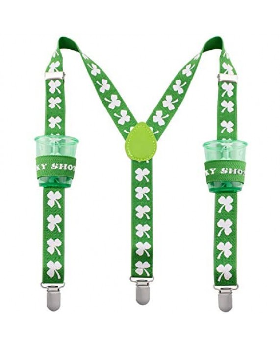 St Patricks Day Accessories Suspenders - Mens Suspenders with Clips - Many Colors to Choose From