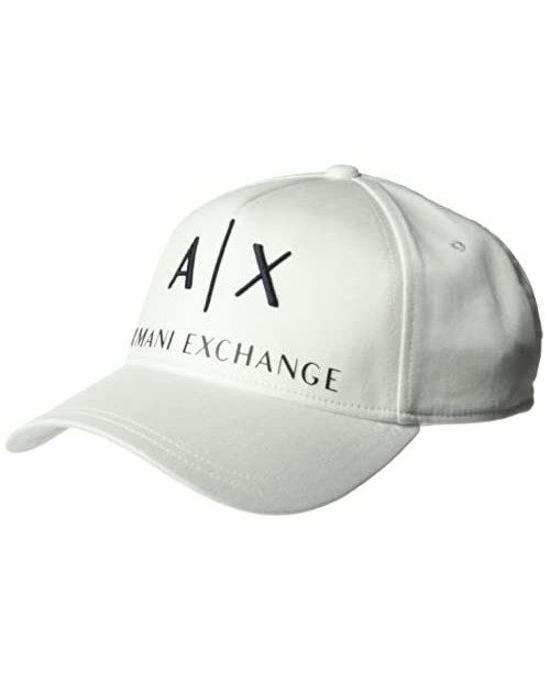 AX Armani Exchange Men's Logo Hat Black One Size